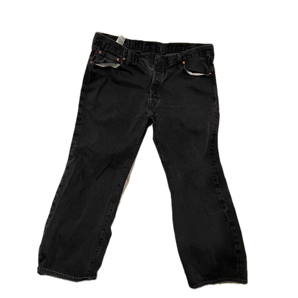 Levi Strauss 501 Classic Fit Black Jeans 44x30